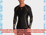 Skins A200 Long Sleeve Men's Compression Top - Black/Yellow L