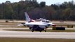 F-16 full afterburner unrestricted takeoff
