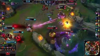 Giants (PepiiNero Ezreal) VS Fnatic (Rekkles Kalista) Highlights {EPIC} - 2015 EU LCS Summer W6D1