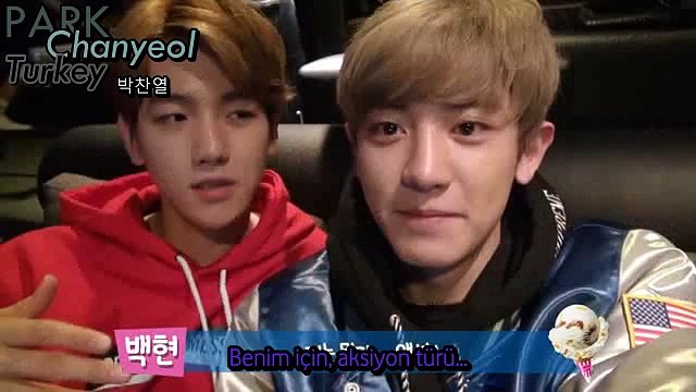 [Türkçe Altyazılı] 150518 Chanyeol/Baekhyun Baskin Robbins Kısa Röportajı