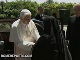 Benedict XVI visits a convent of cloistered nuns