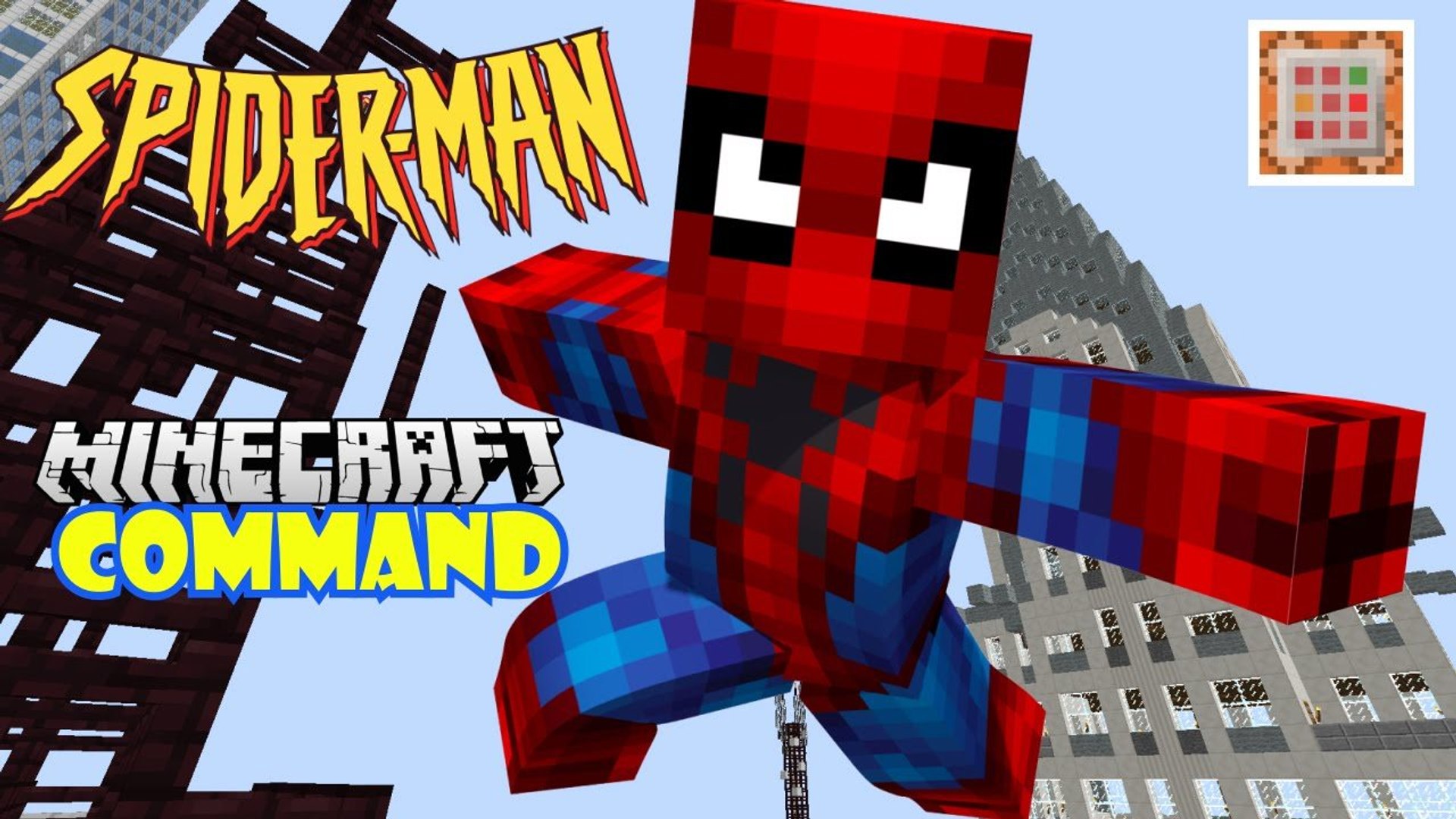 Minecraft SPIDER-MAN One Command Block Creations Gameplay by NikNikamTV -  video Dailymotion