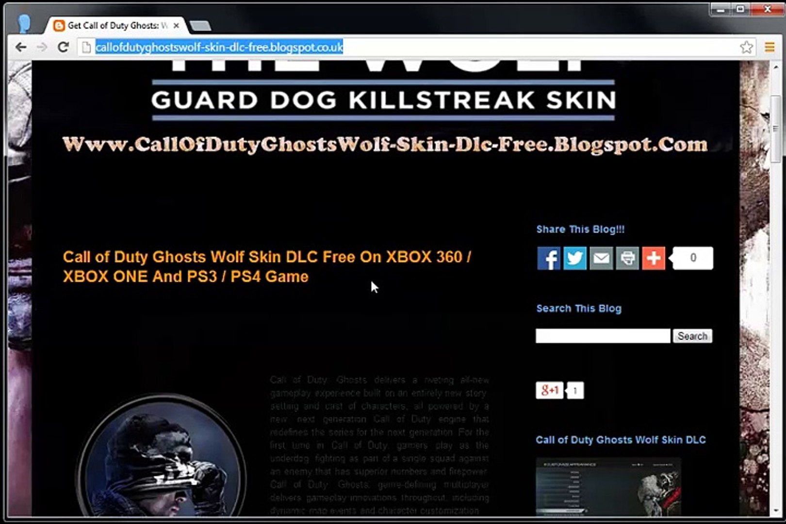How to Unlock/Install Call of Duty Ghosts Wolf Skin Free -Xbox 360-Xbox One- PS3-PS4 - video Dailymotion