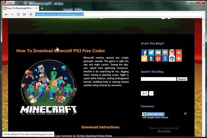 minecraft ps3 digital code