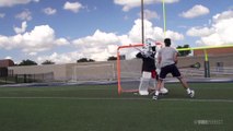 Pro lacrosse player destroys watermelon - insane Lacrosse Trick Shots