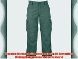 Mountain Warehouse Terrain Womens Zip Off Convertible Walking Hiking Trousers / Shorts Grey