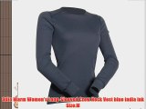 Odlo Warm Women's Long-Sleeved Crew Neck Vest blue india ink Size:M