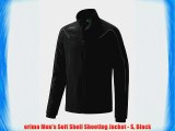 erima Men's Soft Shell Shooting Jacket - S Black