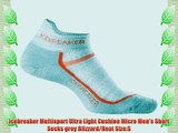 Icebreaker Multisport Ultra Light Cushion Micro Men's Short Socks grey Blizzard/Heat Size:S