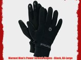 Marmot Men's Power Stretch Gloves - Black XX-Large