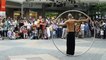 Guy With Amazing Giant Hula Hoop Talent - Insane Hula Hooping Tricks