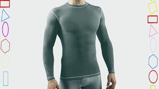 Sub Sports Men's Dual Compression Baselayer Long Sleeve Top - Grey X-Large