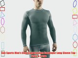 Sub Sports Men's Dual Compression Baselayer Long Sleeve Top - Grey X-Large