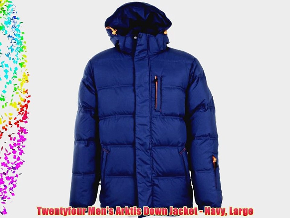 Twentyfour Men's Arktis Down Jacket - Navy Large