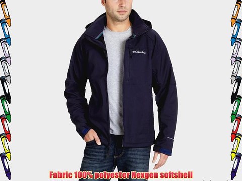 Columbia Men's Cascade Ridge Softshell - Ebony Blue Large