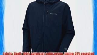 Columbia Men's Hail Tech Omni-Tech Jacket - Columbia Navy Small