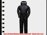 Dare 2B Snow Monkey Junior Snow Suit - Black Size 2 yrs