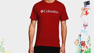 Columbia Men's Mountain Tech Logo Short Sleeve Crew - Rocket Small