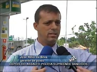 Câmeras flagraram a ação