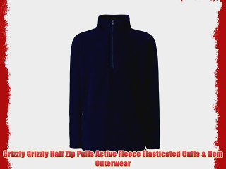 Grizzly Half Zip Active Fleece 2XL Navy Blue