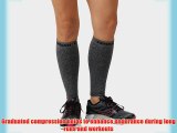 Zensah Compression Leg Sleeves - Heather Grey Large/X-Large