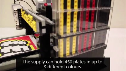 Imprimante à Lego pour faire des mosaïques