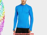 Columbia Men's Base Layer Midweight Long Sleeve 1/2 Zip Top - Hyper Blue Medium