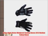 Altura Night Vision Windproof Cycling Gloves 2012 Medium Yellow/Black