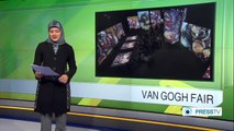 Moscow gallery displays Van Gogh masterpieces on screens