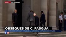 Obsèques de Charles Pasqua aux Invalides, à Paris