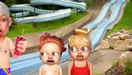 Les glissades d'eau (Tetesaclaques.tv)