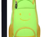 New EOZY Children Pupil Cartoon Smiling Face Backpack School Bag (#C Green Top