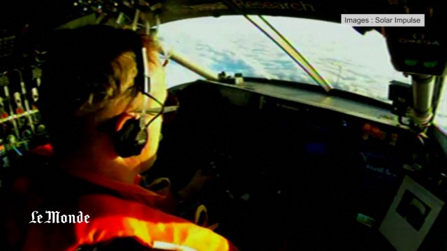 A bord du Solar Impulse au-dessus du Pacifique