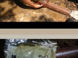 Repairing a Clay Drain Pipe