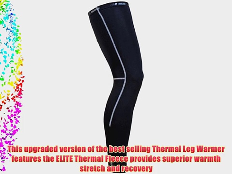 Pearl Izumi Men's Elite Thermal Leg Warmer - Black Medium