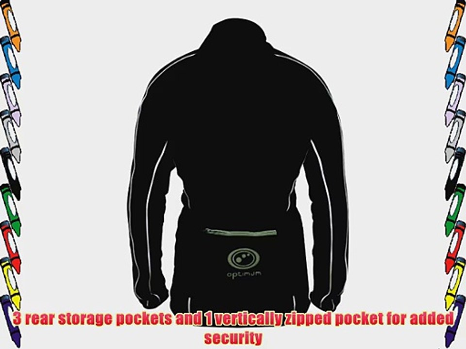 Optimum Men's Cycling Winter Jacket - Black Large