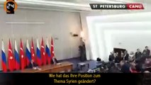 Bürgerkrieg in Syrien: Erdoğan und Putin Press Conference in St Petersburg [DEUTSCH]