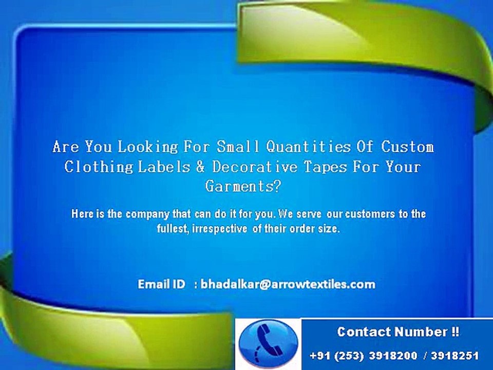 Custum Clothing Labels - Easylabesonline