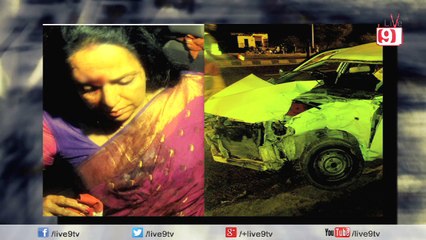 Hema Malini Survives A Car Crash!