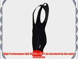 FFS Male Performance Bib Shorts bibshorts cycling bike straps road (Red XL - 36 waist)