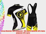 FDX Mens Cycling Jersey Half Sleeve Racing Team Breathable Biking Top   Bicycle Riding Bib