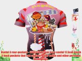 Fixgear Cartoon Best Cycling Bike Jerseys Shirt Top Gear For Men Short Sleeve XL