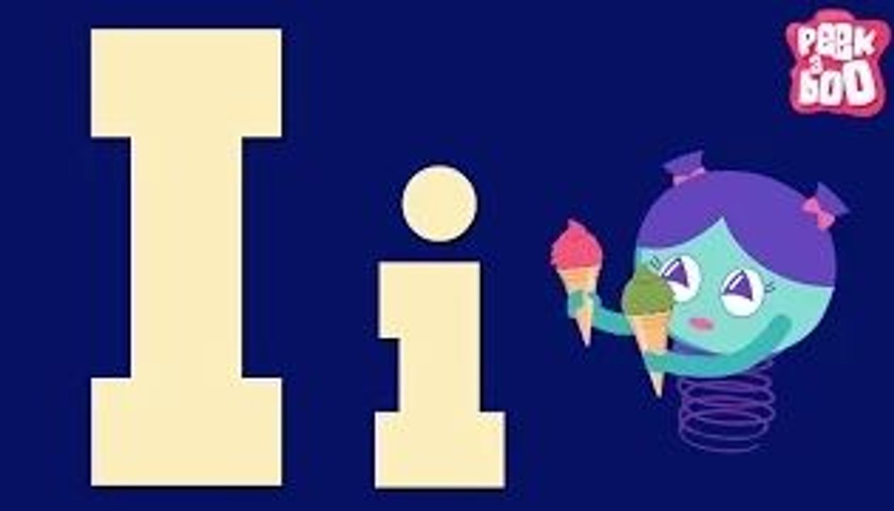 The I Song - Learn Alphabets A - Z - English Songs And Rhymes For Kids - Peekaboo
