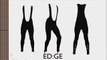 ED:GE Padded Cycling Bib Tights Leggings in Black - All sizes (X-Large)