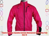 Polaris Womens Aqualite Extreme Waterproof Jacket Fluo Pink Size 16