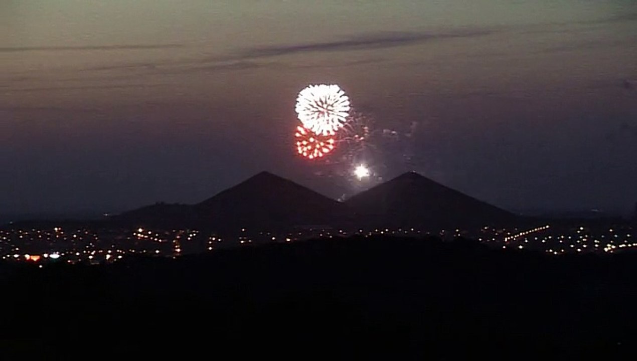 Embrasement des terrils du Bassin Minier 2015