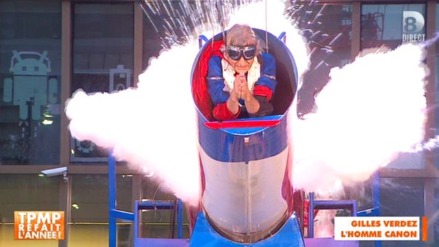 Gilles Verdez, l'homme canon ou pas... - ZAPPING PEOPLE DU 03/07/2015