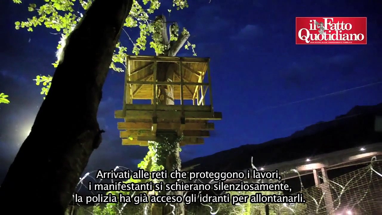 NoTav, scontri nella notte in Val Susa (22/07/2012)