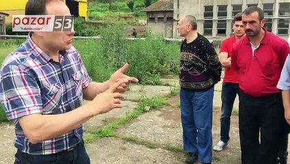 Pazar çay Fabrikasında yangın tatbikatı