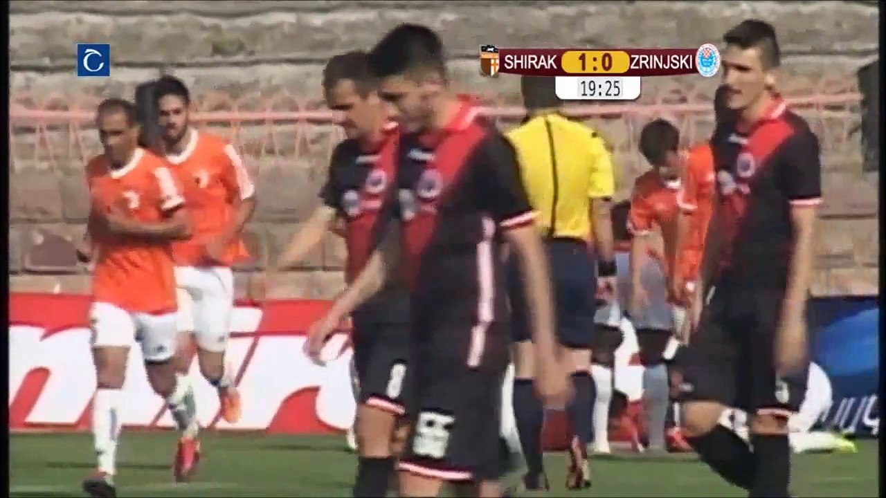 Europa League 2015/16 FC Shirak-FC Zrinjski 2:0 // FC Alashkert-FC St. Johnstone 1:0